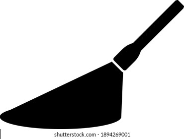 Icono de linterna. Diseño de glifos negros. Ilustración vectorial.