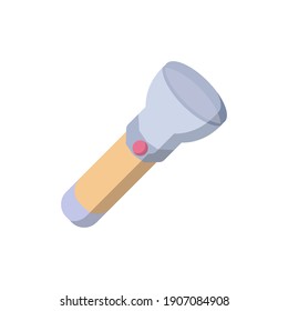 flashlight icon of color style  vector illustration design