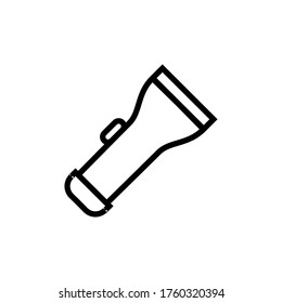 flashlight icon design template. Trendy style, vector eps 10