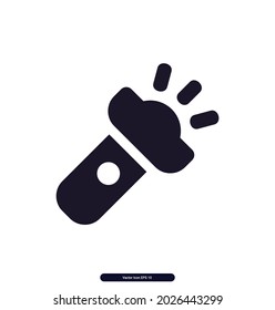 flashlight icon. Devices and Electronics related icons. Computers and mobile phones vector icons. 
