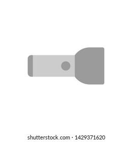 flashlight icon flat style illustration