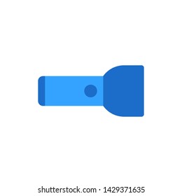 flashlight icon flat style illustration