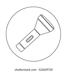 flashlight icon illustration design