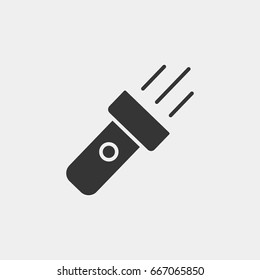 Flashlight  icon illustration isolated vector sign symbol