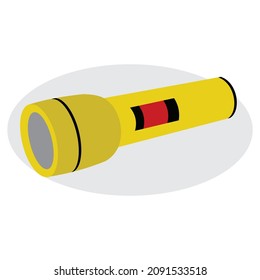 Flashlight icon for illustration of vecktor