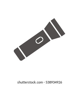 Flashlight  icon, isolated. Flat design.