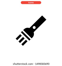 flashlight icon isolated sign symbol vector illustration - high quality black style vector icons
