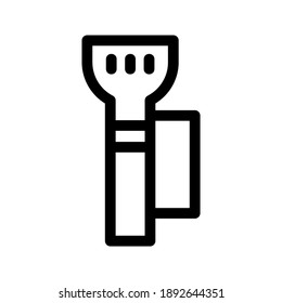 Flashlight icon or logo isolated sign symbol vector illustration - high quality black style vector icons
