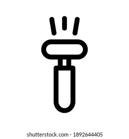 Icono de la linterna o logotipo símbolo de signo aislado ilustración vectorial - iconos vectoriales de estilo negro de alta calidad
