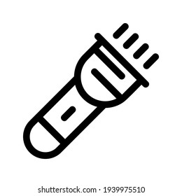 Blitzlichtsymbol oder Logo einzeln auf Zeichen, Vektorgrafik - hochwertige Vektorsymbole mit schwarzem Hintergrund

