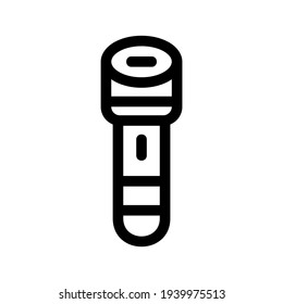 icono de linterna o logotipo símbolo de signo aislado ilustración vectorial de alta calidad estilo negro iconos vectoriales
