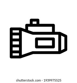 icono de linterna o logotipo símbolo de signo aislado ilustración vectorial de alta calidad estilo negro iconos vectoriales
