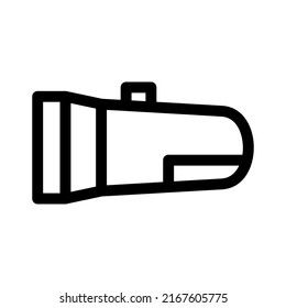flashlight,  icon or logo isolated sign symbol vector illustration - high quality black style vector icons

