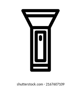 flashlight,  icon or logo isolated sign symbol vector illustration - high quality black style vector icons
