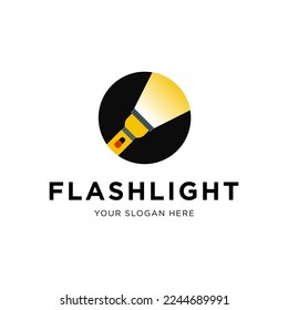 Taschenlampe Symbol oder Logo einzeln Zeichen Symbol Vektorgrafik. 