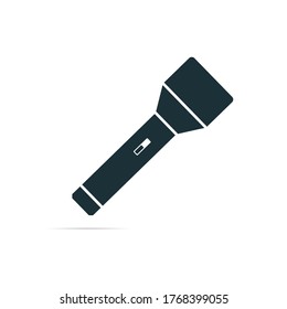 flashlight icon, logo template. Vector illustration eps 10