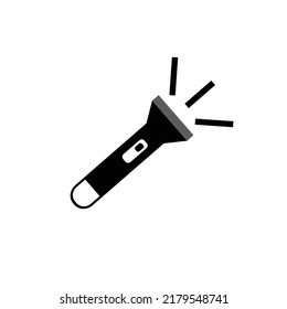 flashlight icon on white background