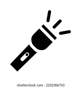 flashlight icon on white background