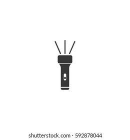 flashlight icon on white background