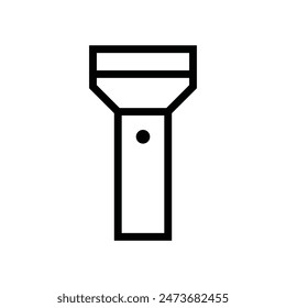 Flashlight Icon Perfect for Outdoor and Emergency Themes