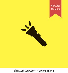 flashlight. flashlight icon. sign design. Vector EPS 10.
