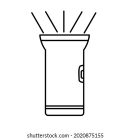 flashlight icon symbol illustration on white background
