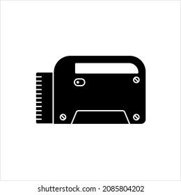 Flashlight Icon, Torch Icon, Hand Held Portable Electric Light Vector Art Illustration