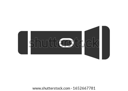 Flashlight icon, torchlight icon vector illustration