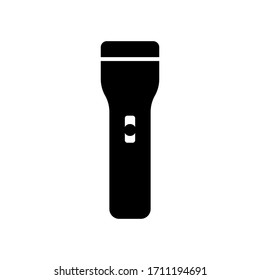 Flashlight icon in trendy line style.