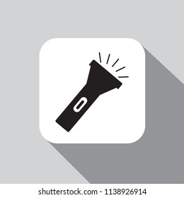 Flashlight icon vector