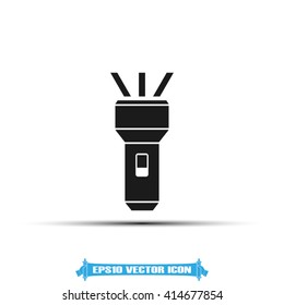 Flashlight icon vector.