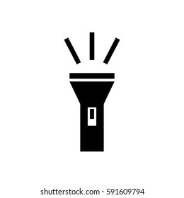 Flashlight icon vector