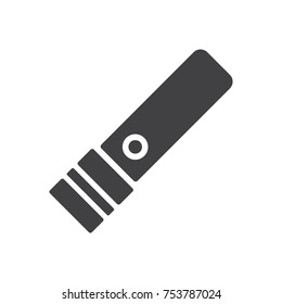 flashlight icon, vector.