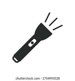 
flashlight icon vector design illustration