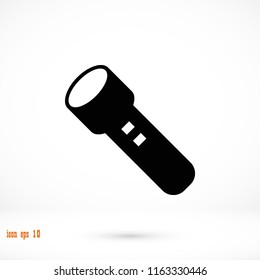 Flashlight icon, Vector EPS 10 illustration style