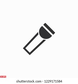 flashlight  icon. Vector  Eps 10 