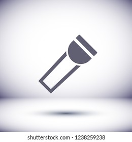 flashlight  icon. Vector  Eps 10 