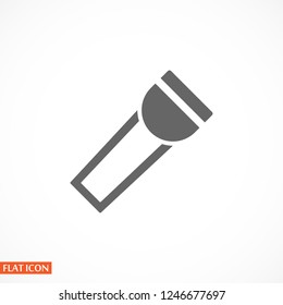 flashlight  icon. Vector  Eps 10 