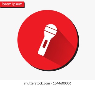 flashlight icon. Vector Eps 10 . Lorem Ipsum Design Flat