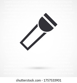 icono de linterna. Vector Eps 10 Lorem Ipsum Diseño Ipsum Ilustración plana mejor linterna