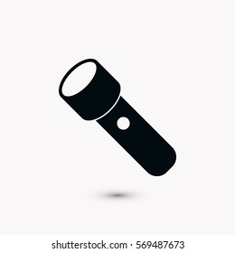 Flashlight icon, Vector EPS 10 illustration style