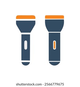 Flashlight icon vector, Flat Icon, Vector Style, Flashlight Illustration