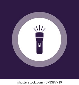 Flashlight icon .Vector illustration