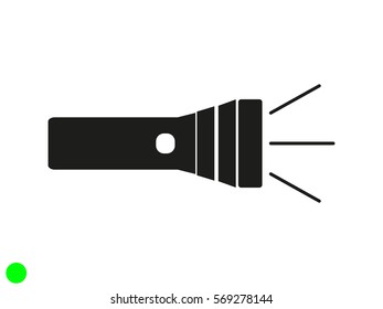 flashlight, icon, vector illustration eps10
