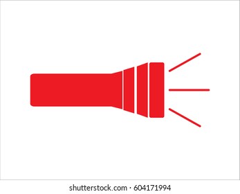 flashlight, icon, vector illustration eps10