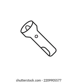 flashlight icon vector illustration logo design