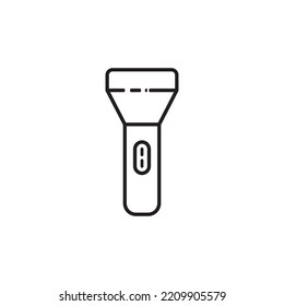 flashlight icon vector illustration logo design