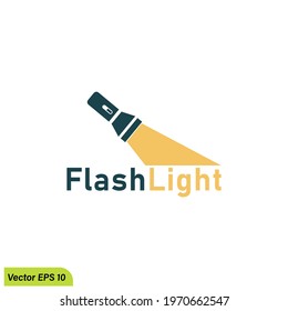 flashlight icon vector illustration simple design element