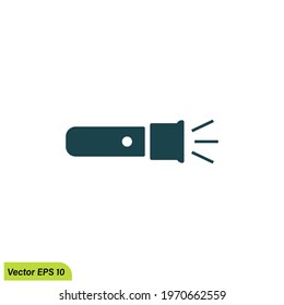 flashlight icon vector illustration simple design element