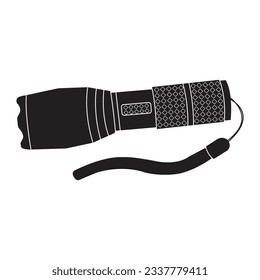 flashlight icon vector illustration symbol design